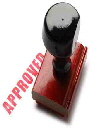 approved stamp